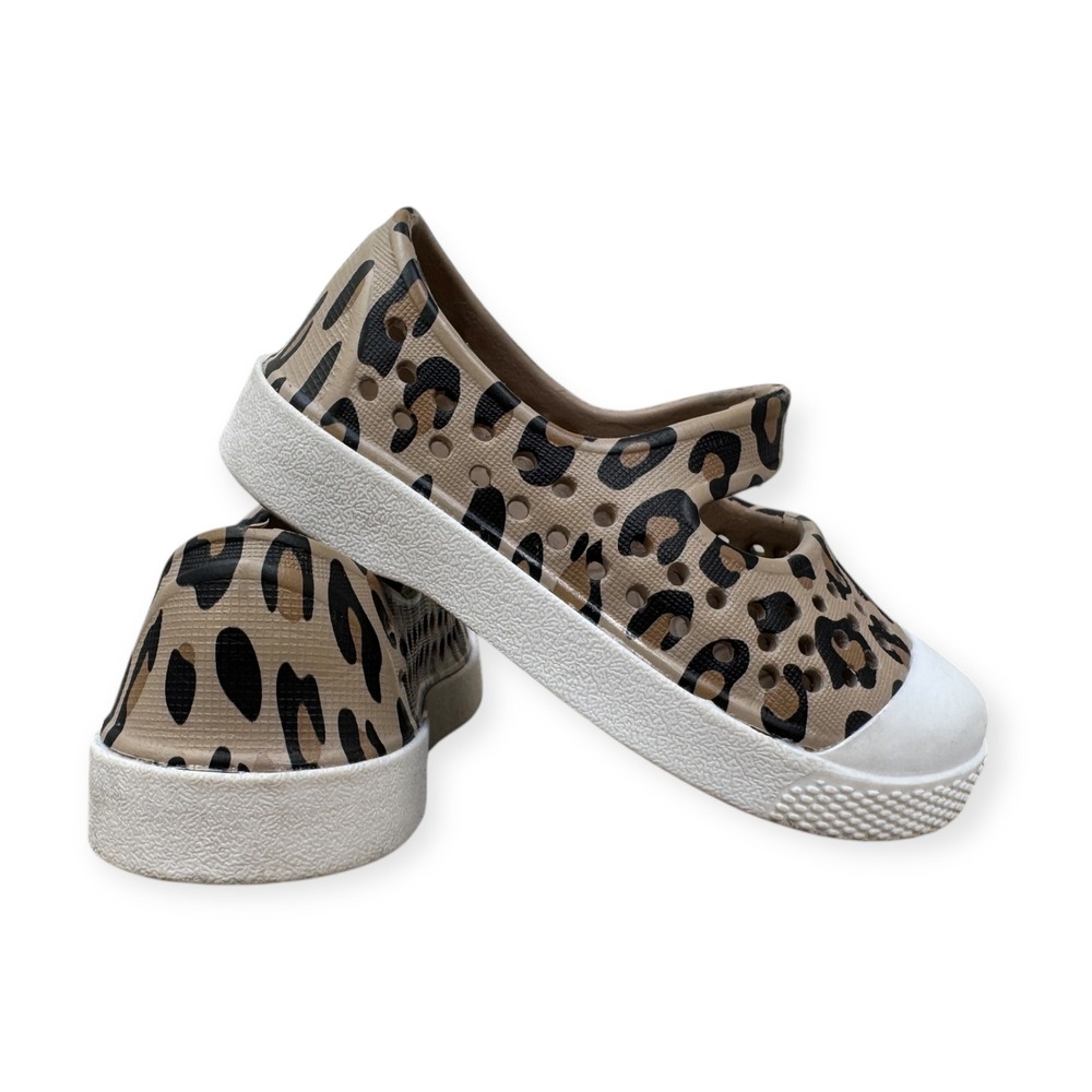 Old Navy Toddler Girls Cheetah Leopard Print Slip On Sandals Size 5